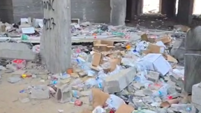 מפגע תברואתי במקום בו ישנים לוחמים ברפיח