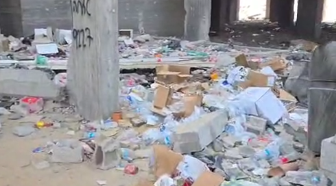 "פגרי חיות וזוהמה": לוחמים המשרתים ברפיח התריעו על מפגע תברואתי במקום בו הם ישנים