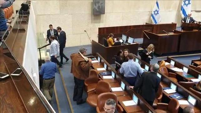 כחול לבן פוצצו דיון במליאה 10.02.20