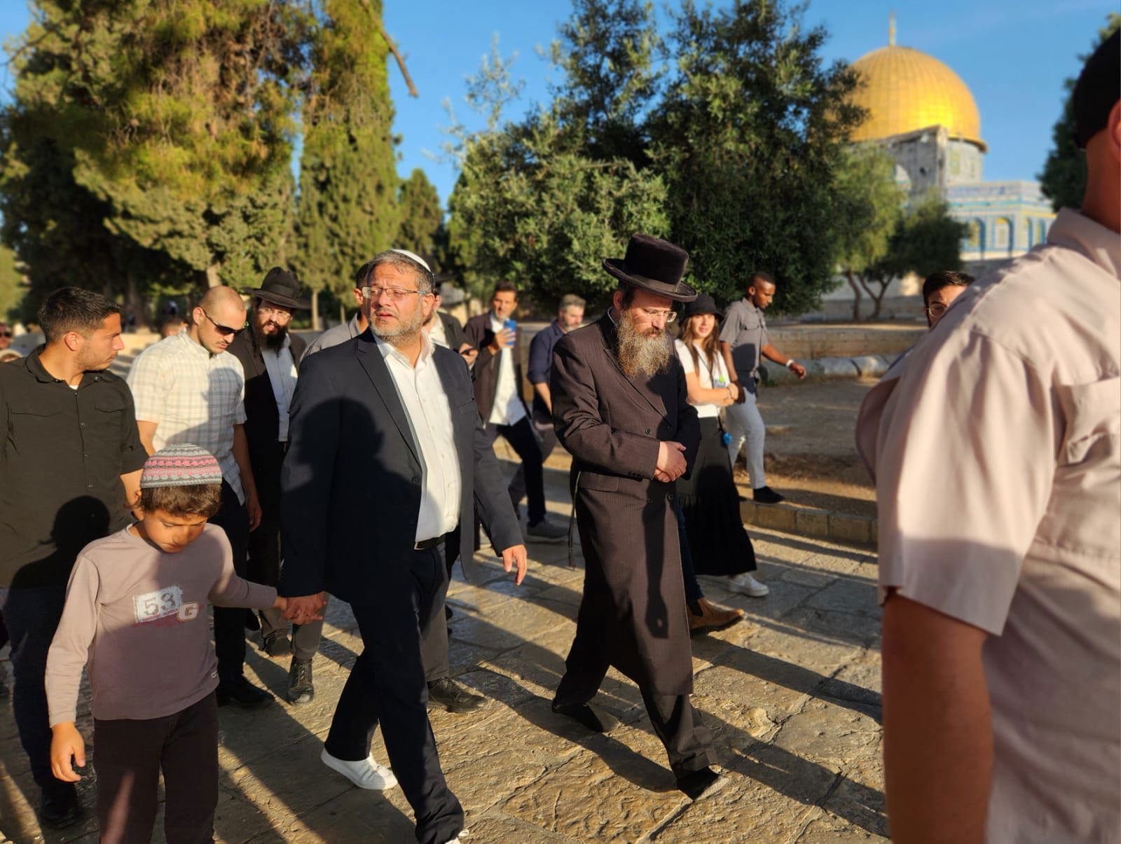 השר בן גביר עלה להר הבית