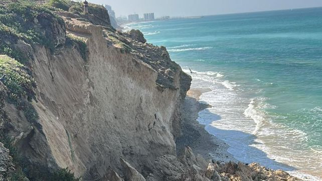 קריסת מצוק סידני עלי בהרצליה