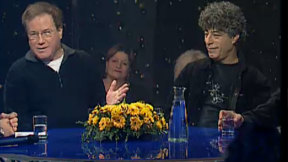 אהוד מנור ואריאל זילבר. 2004