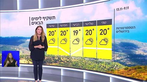 תחזית מזג האוויר: ימים של סתיו