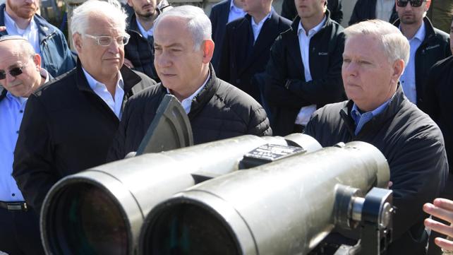 לינדזי גרהאם ובנימין נתניהו