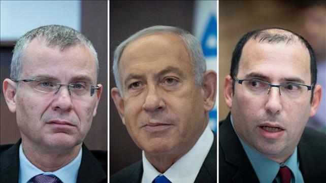 שמחה רוטמן, בנימין נתניהו, יריב לוין