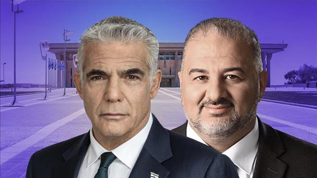 מנסור עבאס ויאיר לפיד