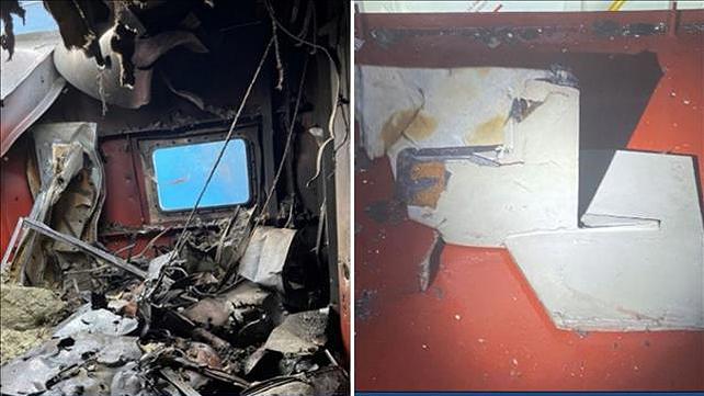 הכטב"ם האיראני והנזק לספינה בניהול ישראלי