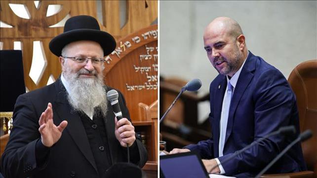 הרב שמואל אליהו ואמיר אוחנה