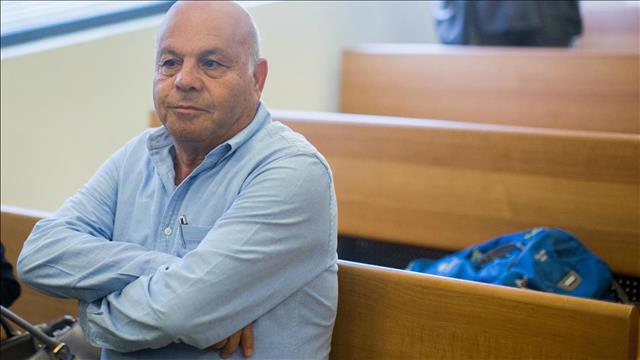 עזרא סיידוף בבית המשפט בירושלים, אוקטובר 2015