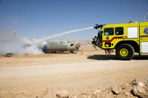 תרגיל חירום בנמל התעופה רמון, 2022