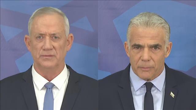 יאיר לפיד, בני גנץ, הצהרה לאחר מבצע עלות השחר 08.08.22