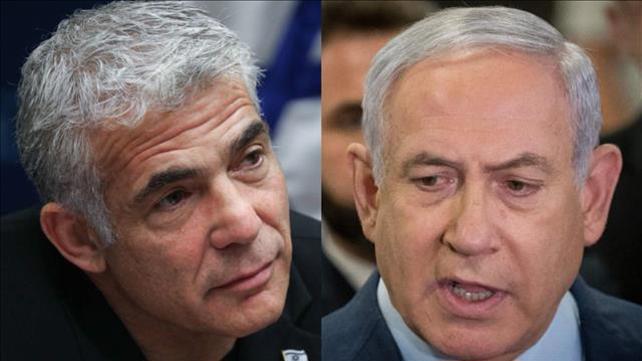 בנימין נתניהו ויאיר לפיד
