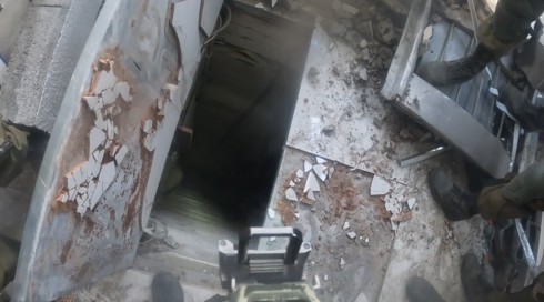 צה"ל חשף רשת מנהרות תחת בית החולים רנתיסי בעזה