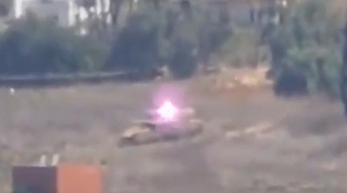 טנק צה"ל שתועד בלבנון