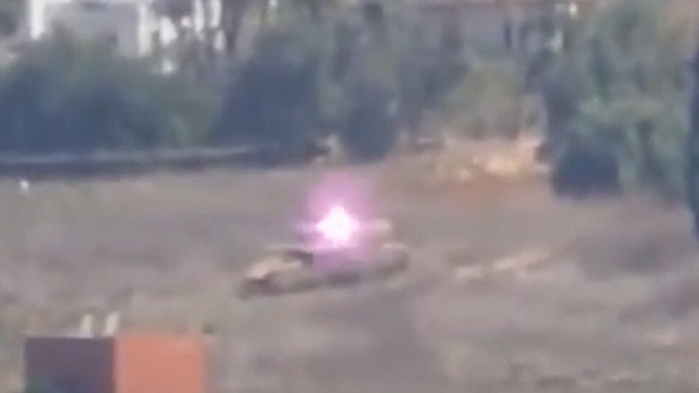 טנק צה"ל שתועד בלבנון
