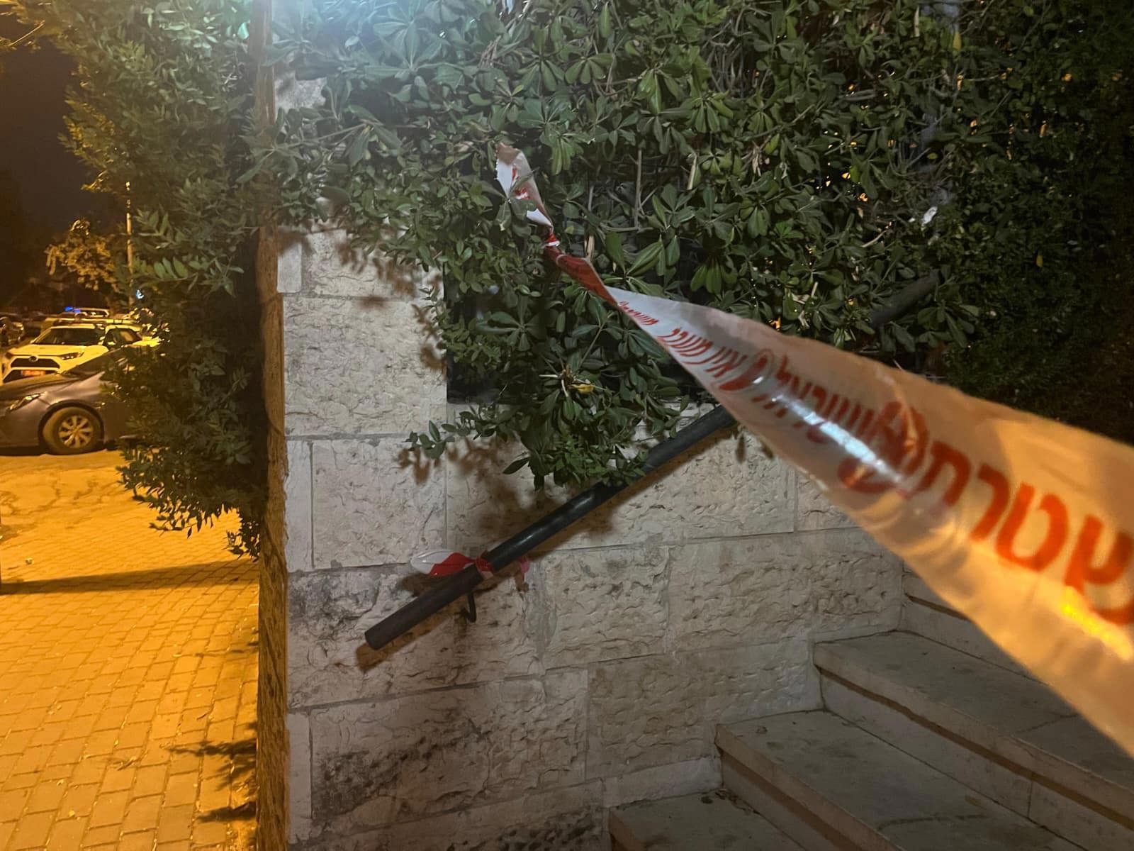 הבניין בו אותרה האישה בירושלים