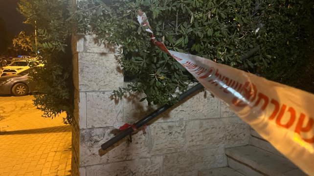 הבניין בו אותרה האישה בירושלים