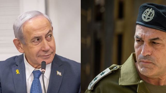 הרמטכ"ל אייל זמיר וראש הממשלה בנימין נתניהו