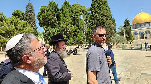 לראשונה מאז 7 באוקטובר: השר בן גביר עלה להר הבית