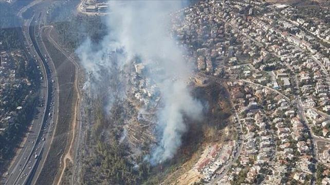 שריפה במבשרת ציון 20.11.19