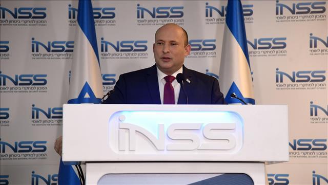 בנט, כנס מכון למחקרי ביטחון לאומי. 1.2.22