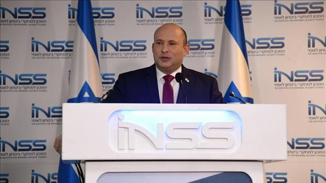 בנט, כנס מכון למחקרי ביטחון לאומי. 1.2.22
