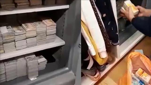 תיעוד: כך המשטרה מרוקנת מאות אלפי דולרים מכספת בביתו של פטריק אלוני מסביון, 13.03.21