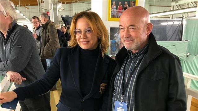 יו"ר איגוד הטניס בישראל יוני ירום ויו"ר האיגוד התוניסאי סלמה מולהי, 06.02.20