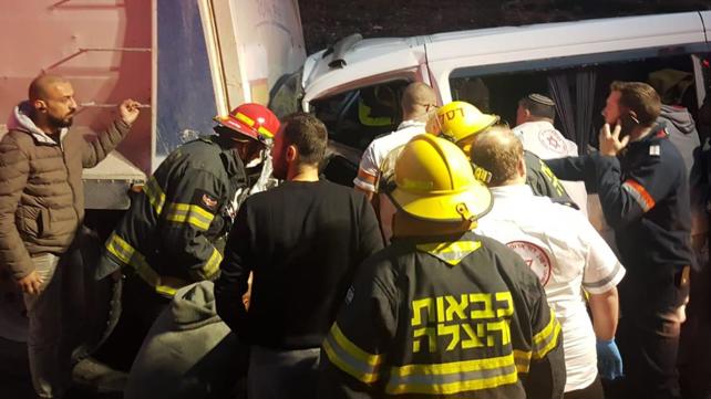 תאונת דרכים סמוך למושב אשתאול