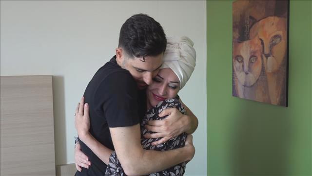 מיכאל בן דוד ואמו, רגע לפני חצי גמר האירוויזיון 12.05.22