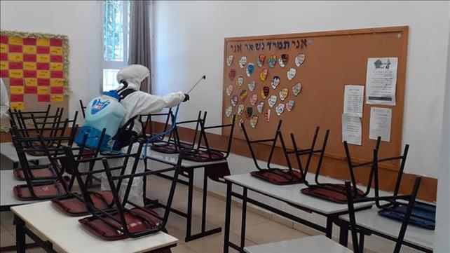 בית הספר, הגימנסיה העברית, חיטוי כיתה 3.6.20