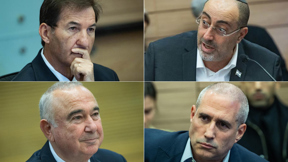חברי הכנסת ניסים ואטורי, בועז ביסמוט, חנוך מילביצקי ואלי דלל