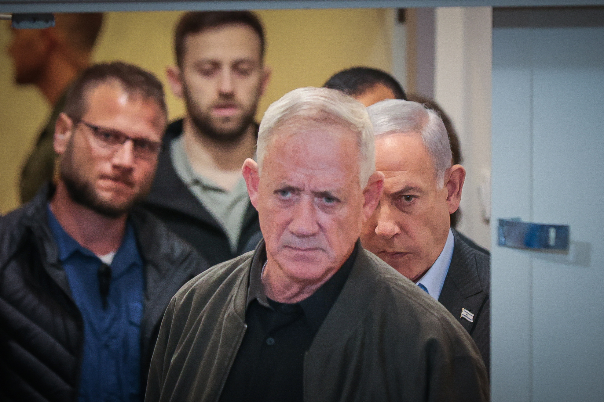 בני גנץ ובנימין נתניהו