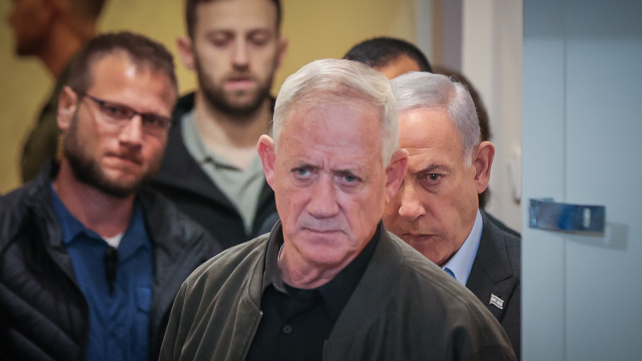 בני גנץ ובנימין נתניהו