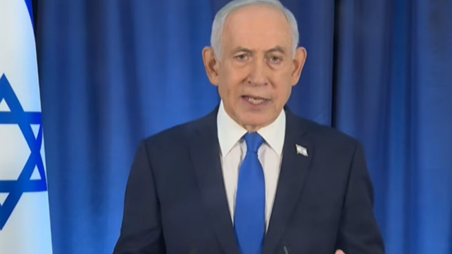 ראש הממשלה בנימין נתניהו במסיבת עיתונאים