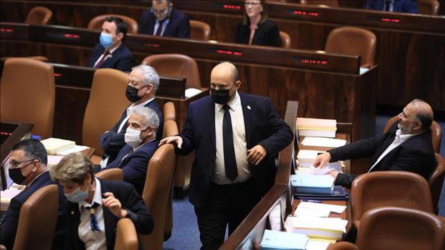 רה"מ נפתלי בנט במליאת הכנסת