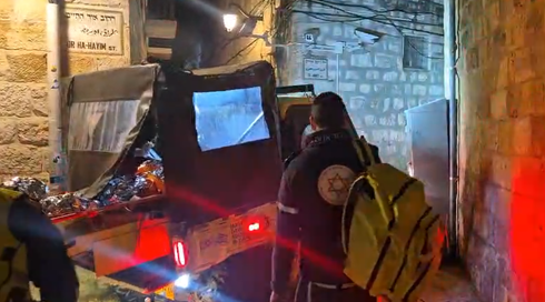 אישה הותקפה באמצעות גרזן בירושלים, מצבה בינוני