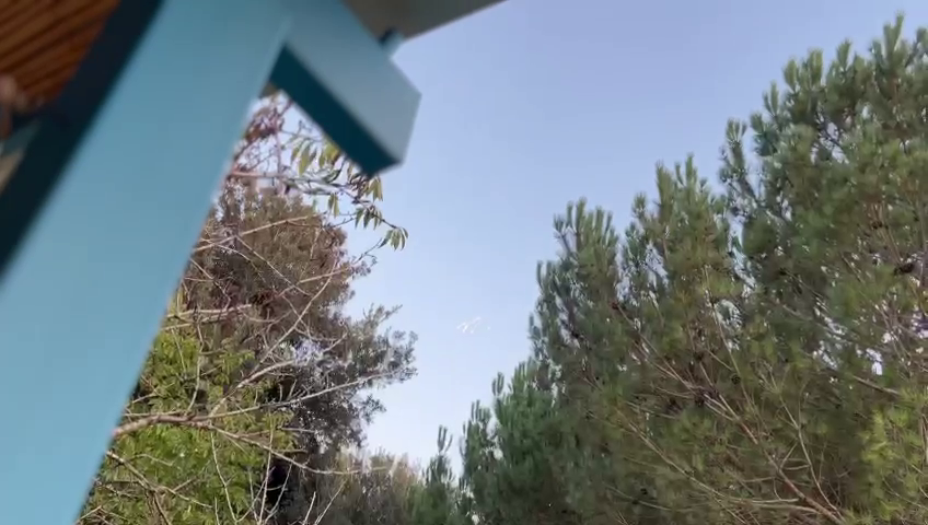 יירוט מעל קיבוץ ברעם בצפון 11.10.23