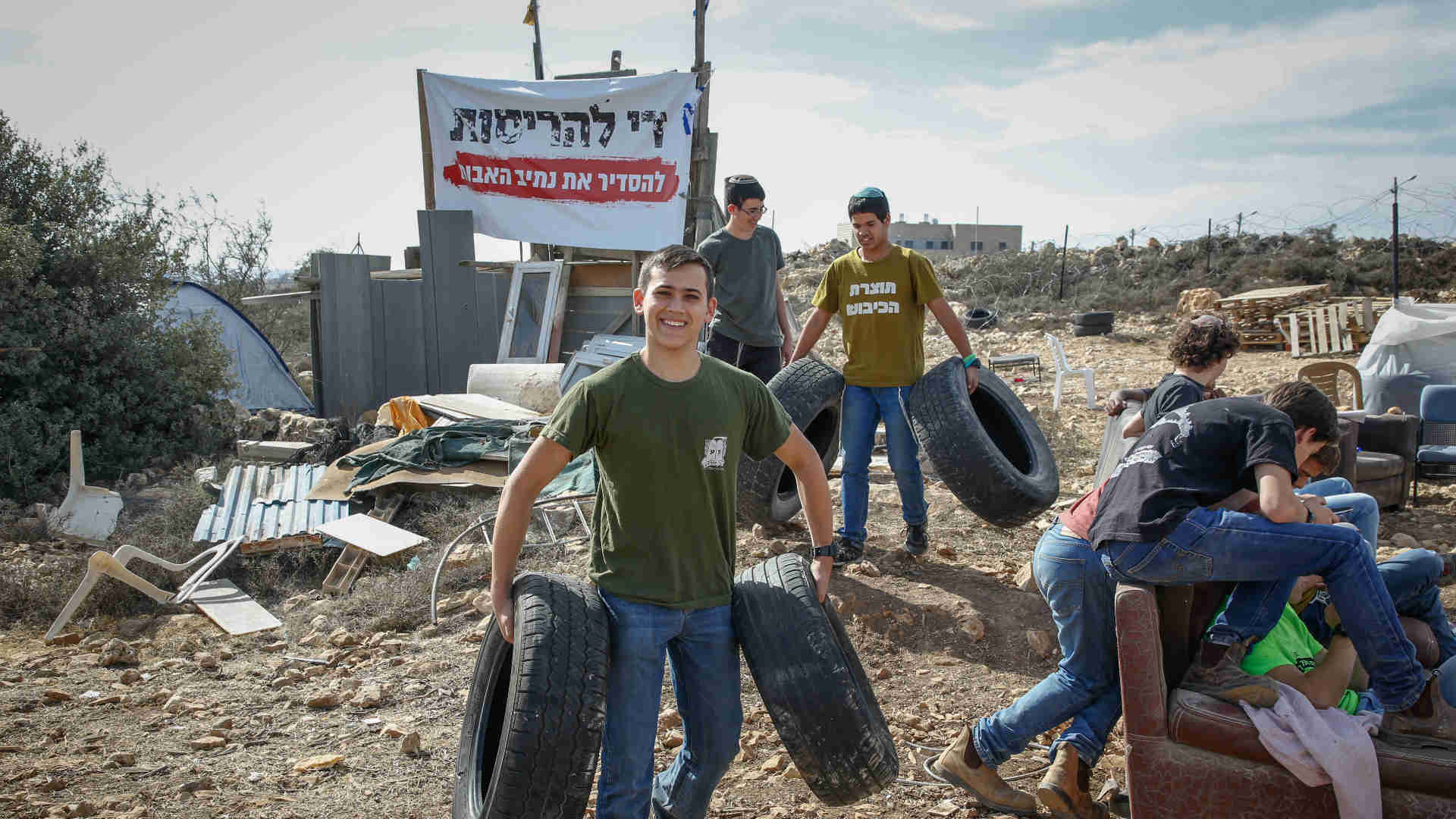נערכים להתנגדות להריסת מבנה בנתיב האבות, בנובמבר