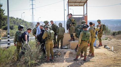 חשד לפיגוע בשומרון: אש נפתחה לעבר רכב ליד צומת בורקא