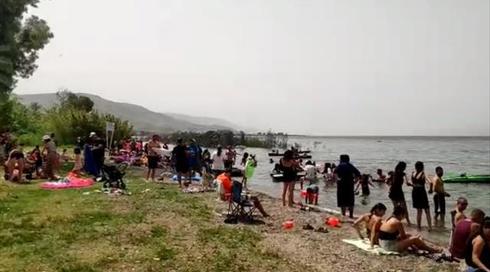 חול המועד: עומס בגנים, באתרים ובחופים