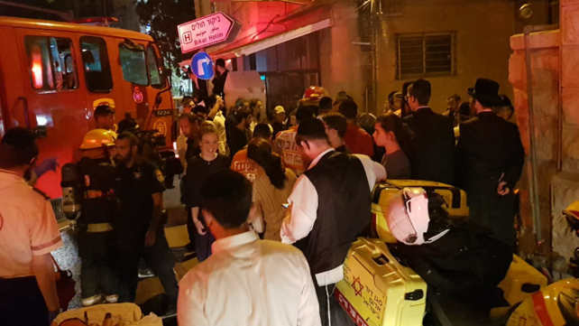 זירת השריפה