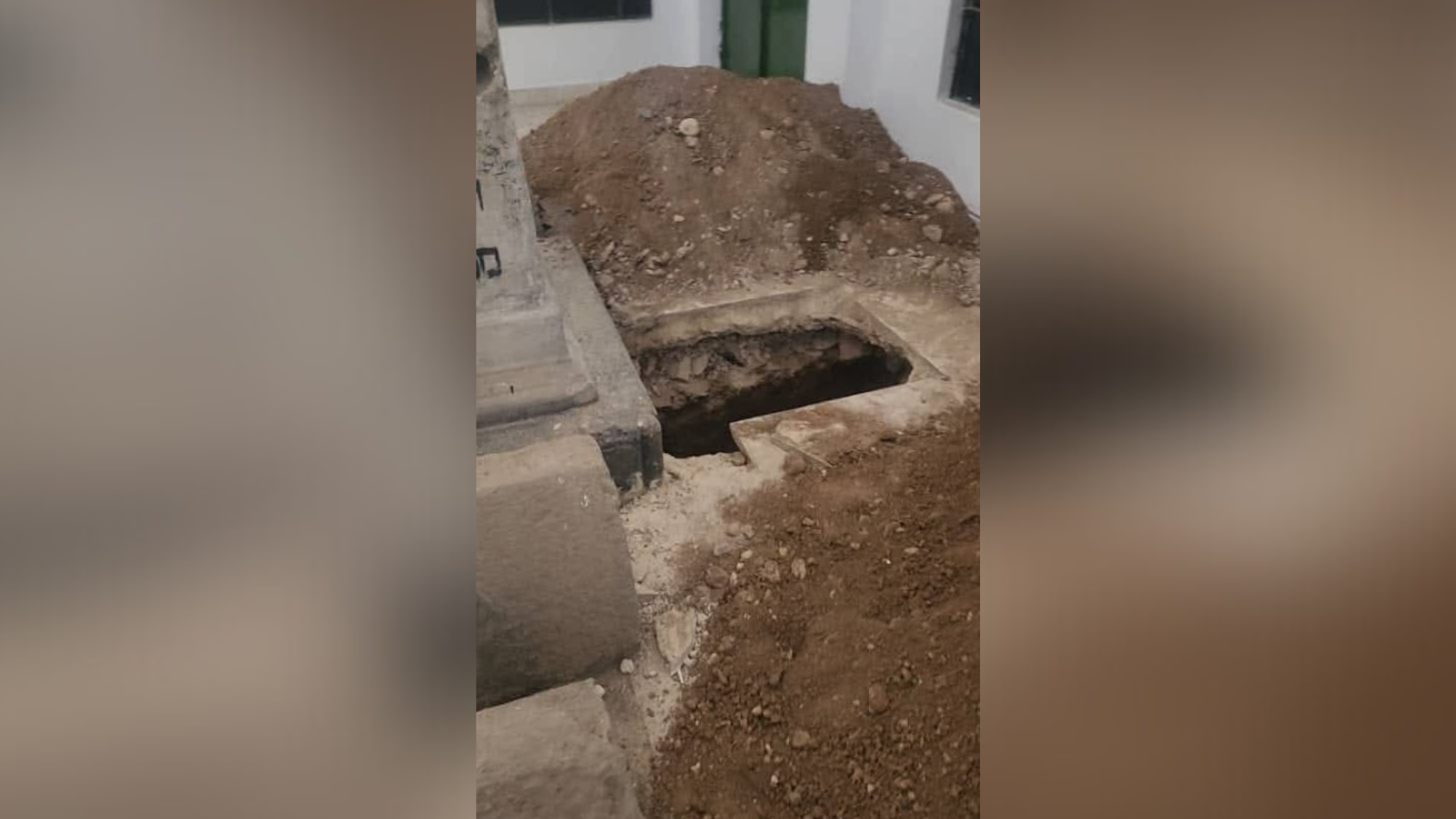 הבור ליד קבר הרב חיים ויטאל