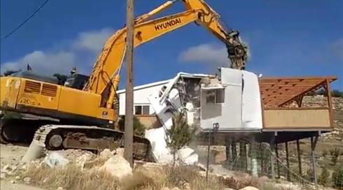 הבית הלא חוקי נהרס, בעליו יפוצו בכ-200 אלף שקלים