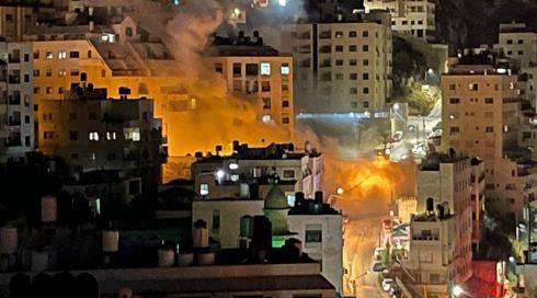 צה"ל פועל בשכם להריסת בית המחבל שהיה מעורב בפיגוע בו נפל סמ"ר עידו ברוך