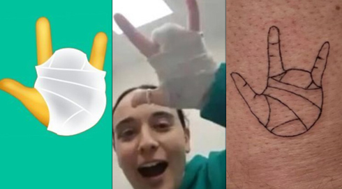 היד הפצועה של אמילי הפכה לסמל: "ריגשת אותי ברמות של קעקוע"