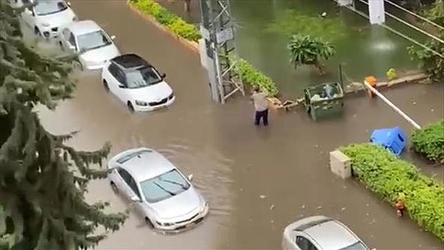 הצפות בנתניה