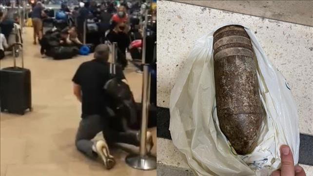 פגז, נתב"ג, בהלה בגלל משפחה אמריקנית. 28.04.22