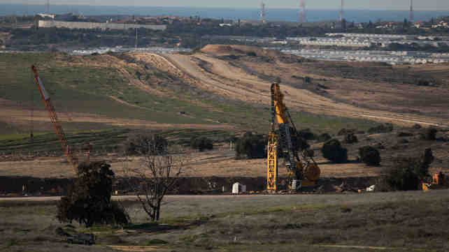 עבודות נגד מנהרות התקפיות בעזה
