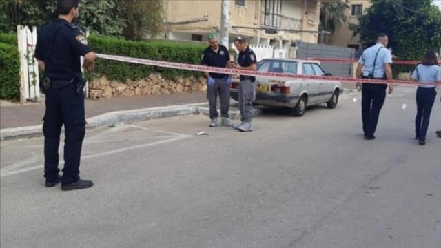 זירת אירוע דקירה בחיפה